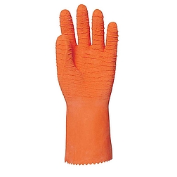 Mártott narancs krepp latex, érdes, vegyszerálló, 32cm