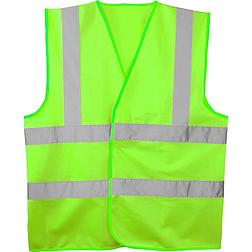 HI-VIS mellény 2 csíkkal zöld