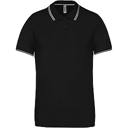 Kariban Short Sleeve Polo Shirt - rövid ujjú, férfi galléros póló