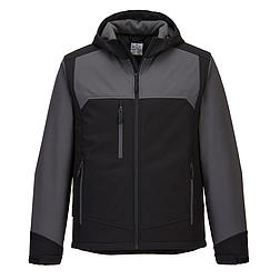 KX3 kapucnis, három rétegű softshell kabát