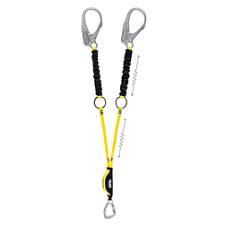 Petzl ABSORBICA-Y TIE-BACK - kikötő kötél, energiaelnyelővel