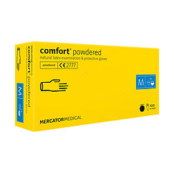 COMFORT púderezett, latex vizsgálókesztyű