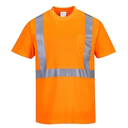 Hi-Vis póló zsebbel