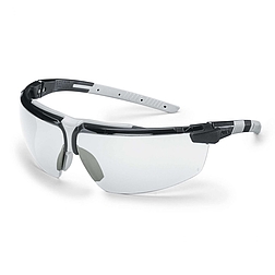 uvex i-3 S - száras védőszemüveg (páramentes, fekete-szürke)