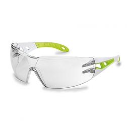 uvex pheos S 9192 - száras védőszemüveg (fehér-zöld)