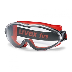 uvex ultrasonic 9302 - kosárszemüveg (csökkentett szellőzés, piros)