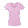 Lady-Fit V Neck V-Weight Tee - rövid ujjú női póló