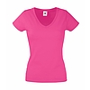 Lady-Fit V Neck V-Weight Tee - rövid ujjú női póló