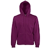 Classic Zip Thru Hooded Swt  - kapucnis, cipzáras pulóver