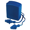 Earline - kék zsinóros, lamellás füldugó + doboz  snr 26dB