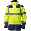 Keta HI-VIS vízhatlan bélelt védőkabát