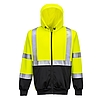 Hi-Vis kéttónusú kapucnis pulóver