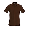 Kariban Pique Polo Shirt - rövid ujjú, férfi galléros póló