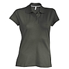 Kariban Pique Polo Shirt - rövid ujjú, női galléros póló