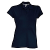 Kariban Pique Polo Shirt - rövid ujjú, női galléros póló