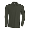 Kariban Pique Polo Shirt - hosszú ujjú, férfi galléros póló