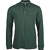 Kariban Pique Polo Shirt - hosszú ujjú, férfi galléros póló
