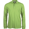 Kariban Pique Polo Shirt - hosszú ujjú, férfi galléros póló
