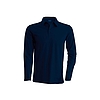 Kariban Pique Polo Shirt - hosszú ujjú, férfi galléros póló