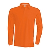 Kariban Pique Polo Shirt - hosszú ujjú, férfi galléros póló