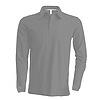 Kariban Pique Polo Shirt - hosszú ujjú, férfi galléros póló