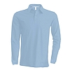 Kariban Pique Polo Shirt - hosszú ujjú, férfi galléros póló