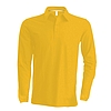 Kariban Pique Polo Shirt - hosszú ujjú, férfi galléros póló