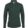 Kariban Pique Polo Shirt - hosszú ujjú, női galléros póló