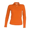 Kariban Pique Polo Shirt - hosszú ujjú, női galléros póló