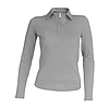 Kariban Pique Polo Shirt - hosszú ujjú, női galléros póló