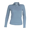 Kariban Pique Polo Shirt - hosszú ujjú, női galléros póló
