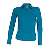 Kariban Pique Polo Shirt - hosszú ujjú, női galléros póló