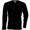 Kariban Long Sleeve V-nyakú - hosszú ujjú, férfi póló