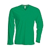 Kariban Long Sleeve V-nyakú - hosszú ujjú, férfi póló