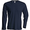 Kariban Long Sleeve Crew Neck - hosszú ujjú, férfi póló