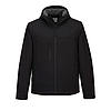 KX3 kapucnis, három rétegű softshell kabát