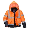 Hi-Vis kéttónusú bomber kabát